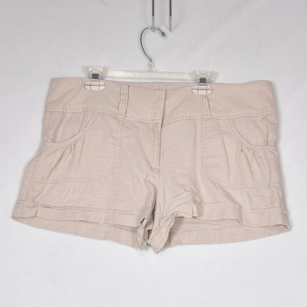 LBK Women's Linen Blend Shorts Size 11